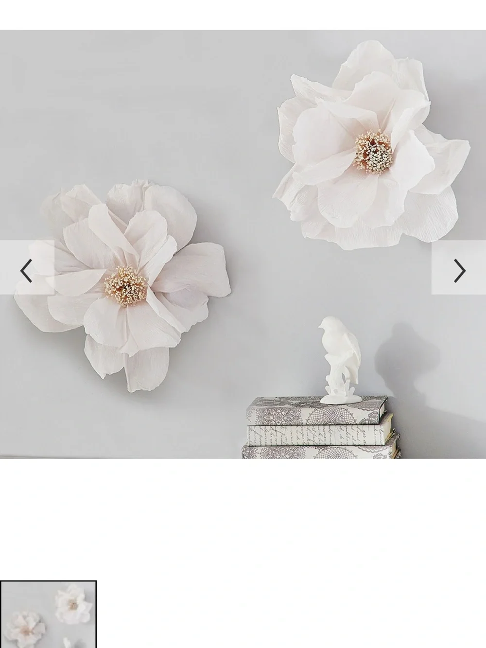 Pottery Barn Kids Crepe Flower Wall Set